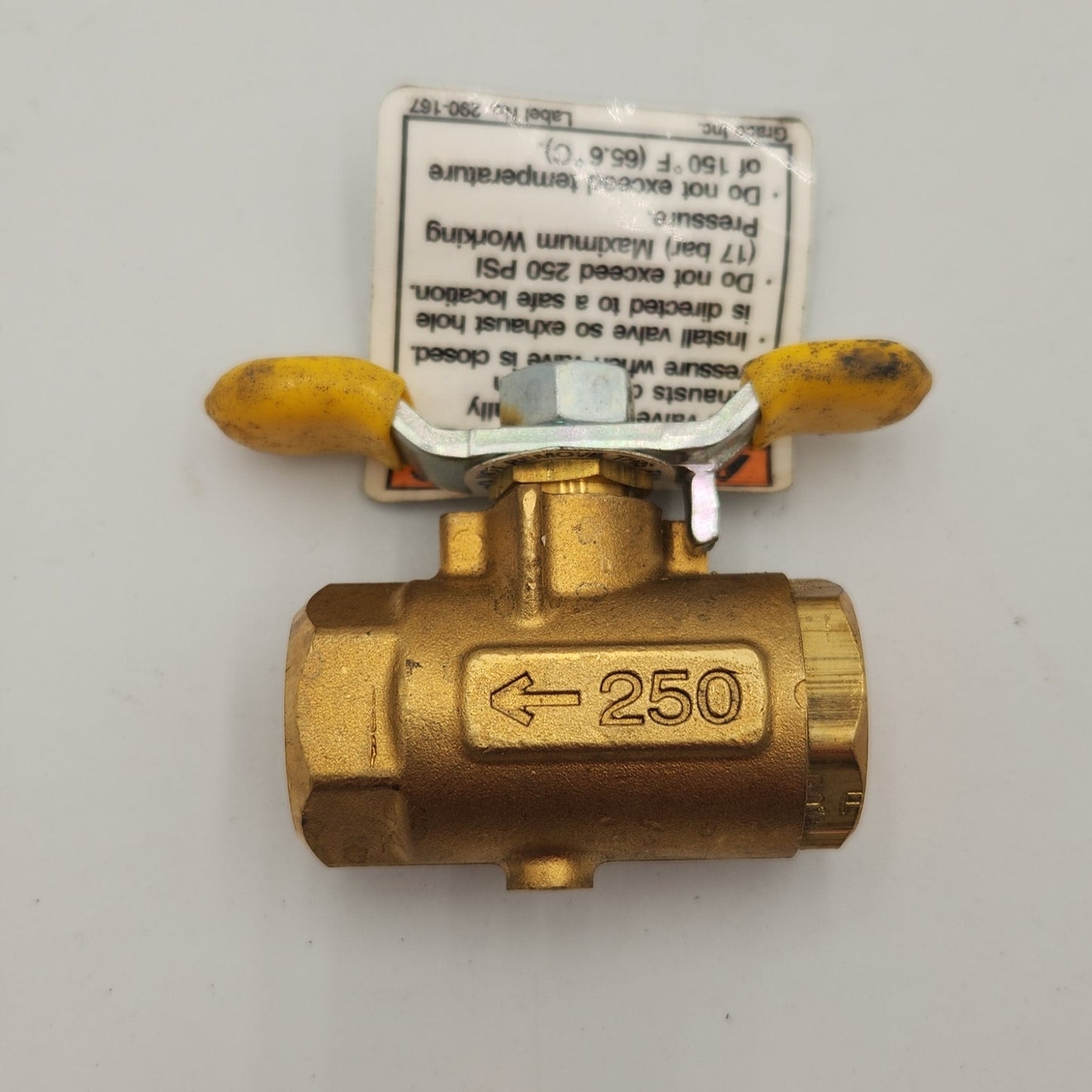 110223 Vented Air Shut-Off Valve 1/4" NPT