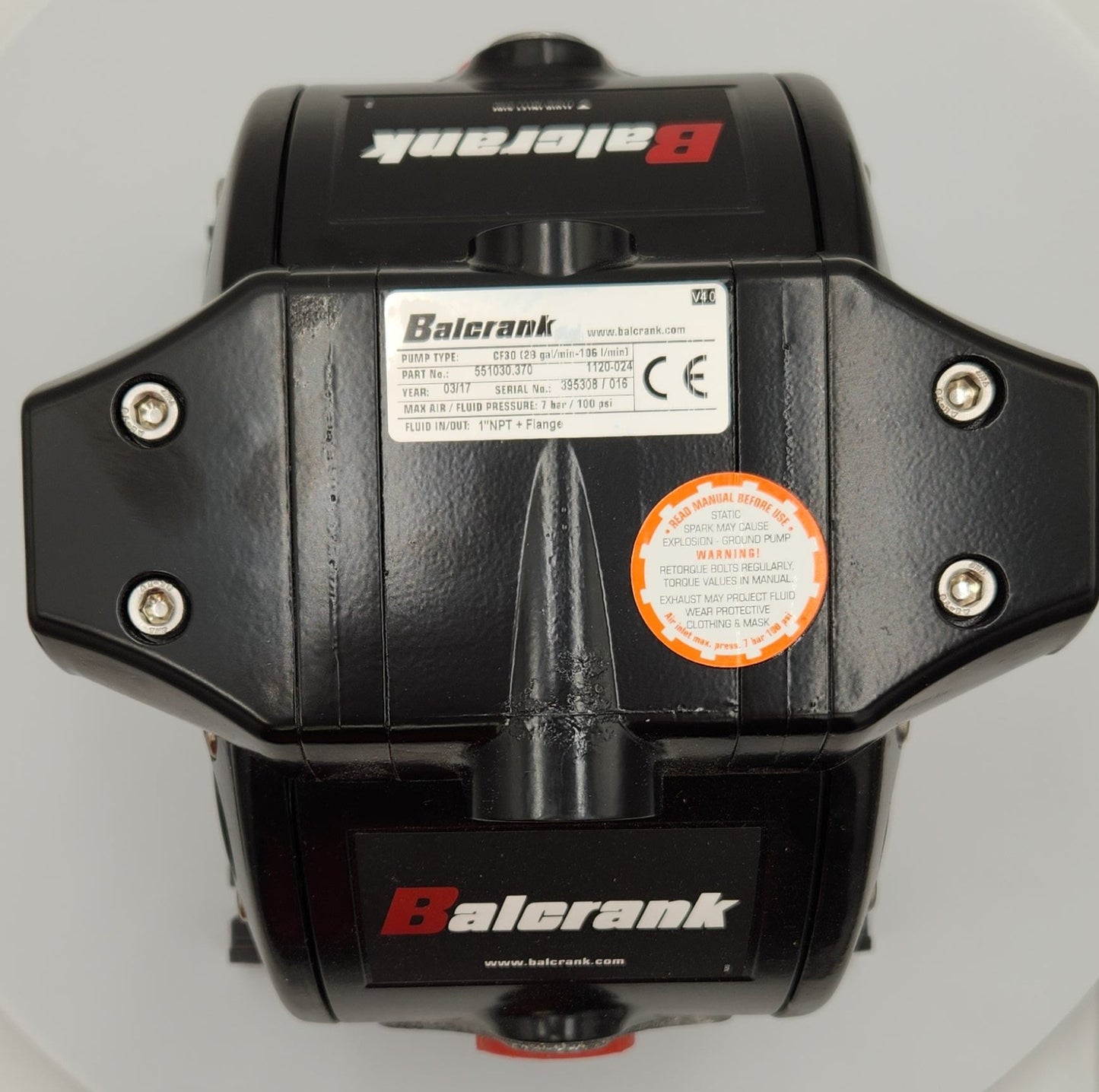 1120-024 Pump, Diaphragm 1" Aluminum