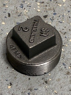2" cast pipe plug