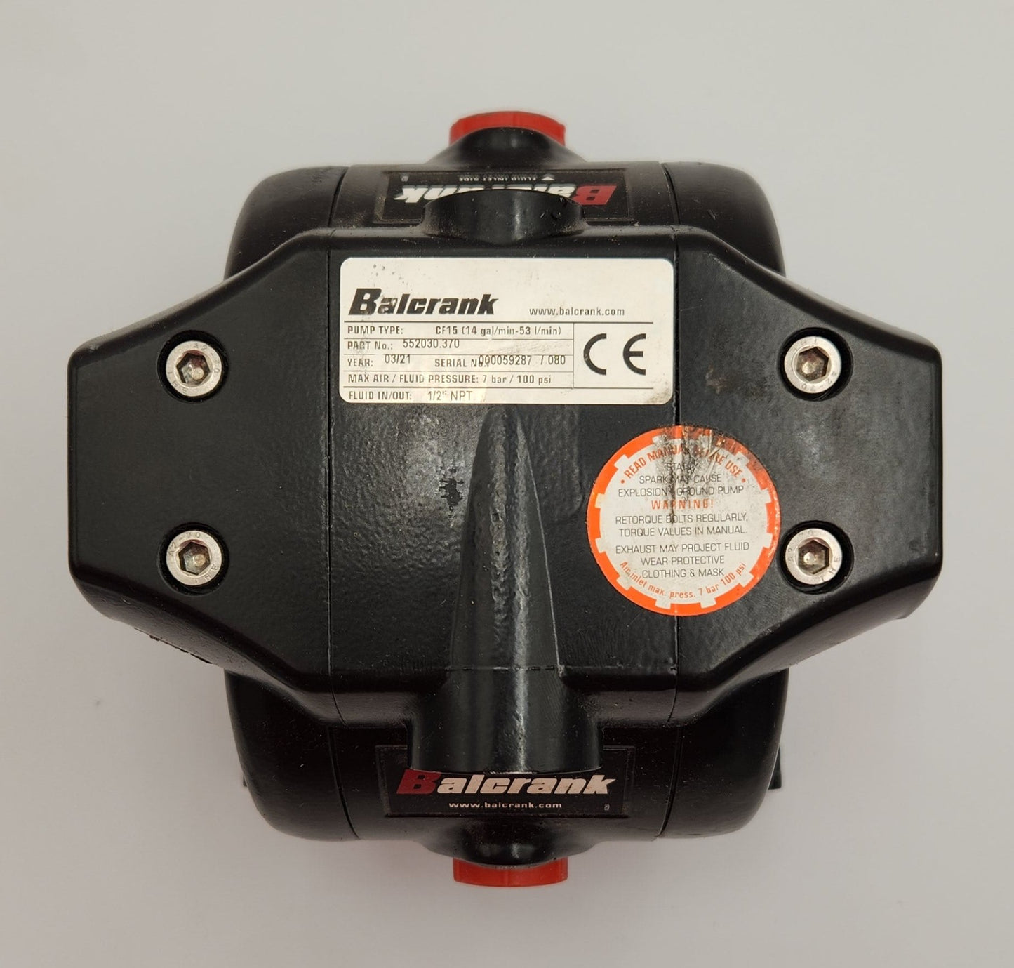 1120-027 PUMP, DIAPHRAGM CF-15 ALUMINUM
